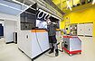 Ruwac Nassabscheider NA7-26 saugt beim 3D-Druck bei Conceptlaser in Hamburg.