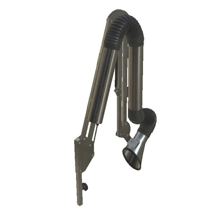 Extraction arm, stainless steel