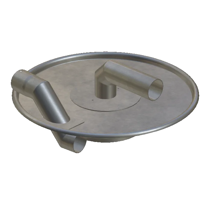 Pre-separator cover, galvanized steel