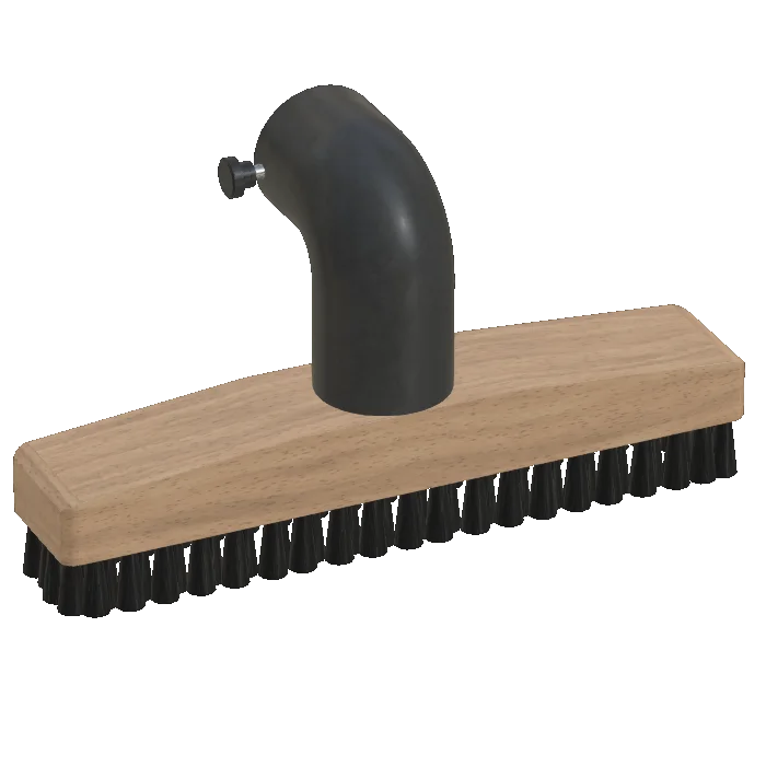 Brush mouthpiece, straight, wood