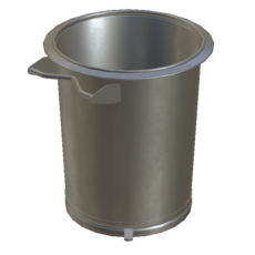 Vorabscheiderbehälter aus Stahl verzinkt Fassungsvermögen 35 Liter Artikel 10961 Ruwac