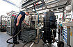 Ruwac Nassabscheider NA35 für den StaubEx-Bereich saugt Kunststoffstäube bei Neue Materialien in Nürnberg.