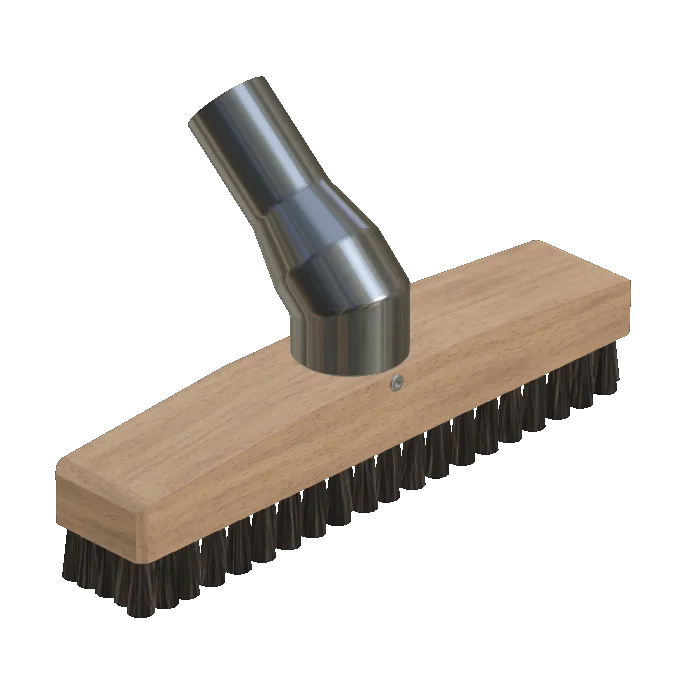 Brush mouthpiece, straight, wood