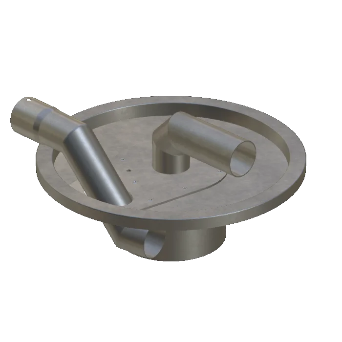 Pre-separator cover, galvanized steel