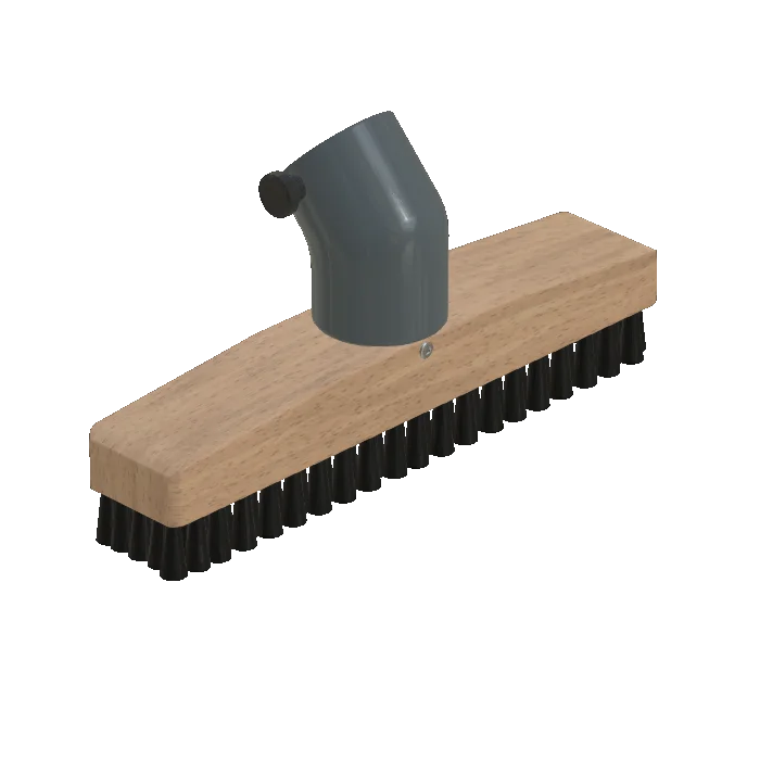 Brush mouthpiece, straight, wood