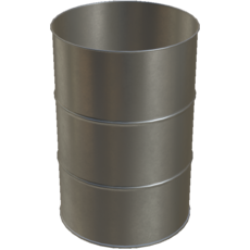 Vorabscheiderbehälter in Stahl verzinkt Fassungsvermögen 200 Liter Artikel 10997 Ruwac