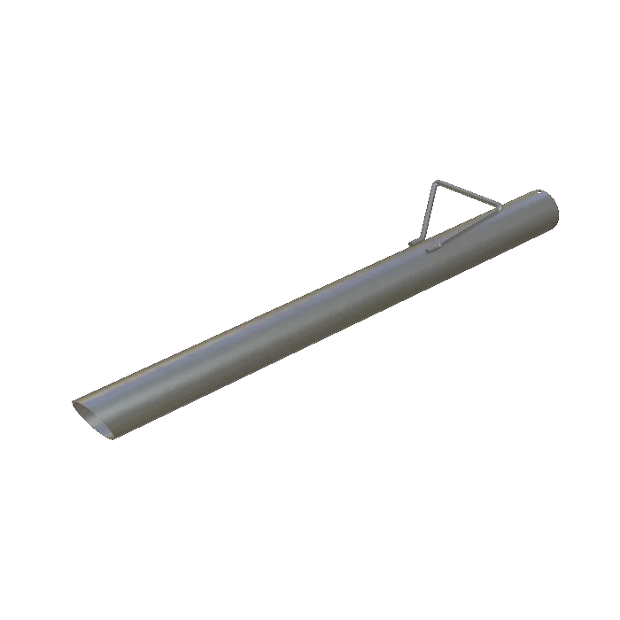 Hand nozzle, galvanized steel