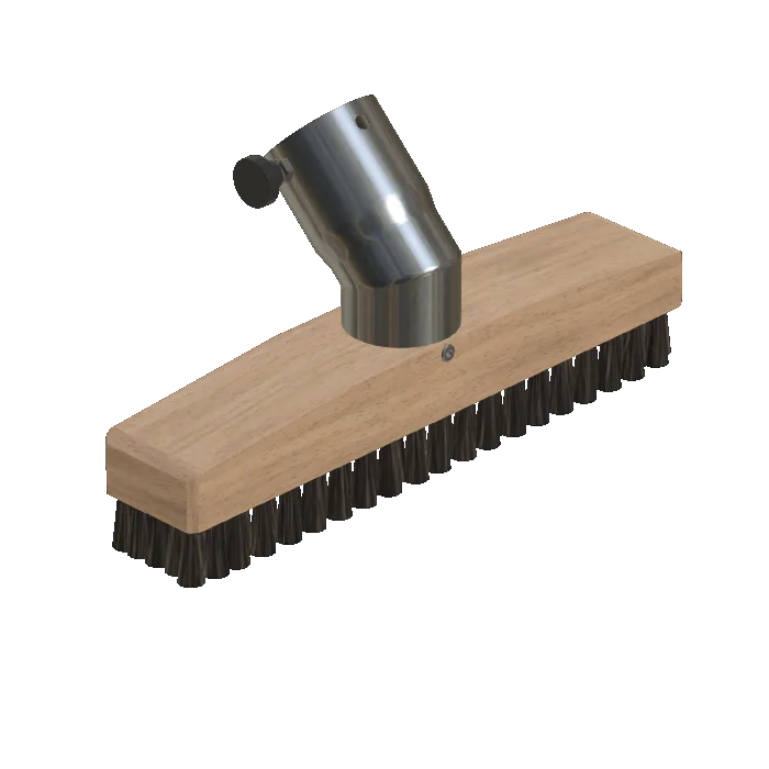 Brush mouthpiece, straight, wood