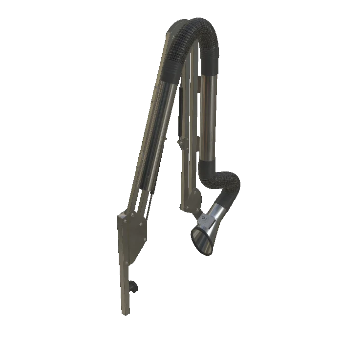 Extraction arm, stainless steel
