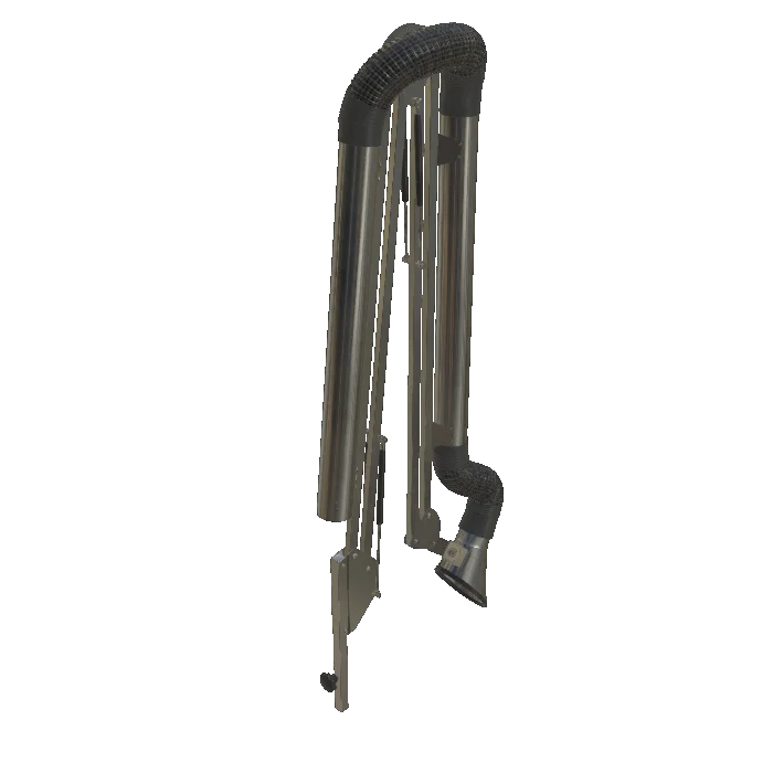 Extraction arm, stainless steel