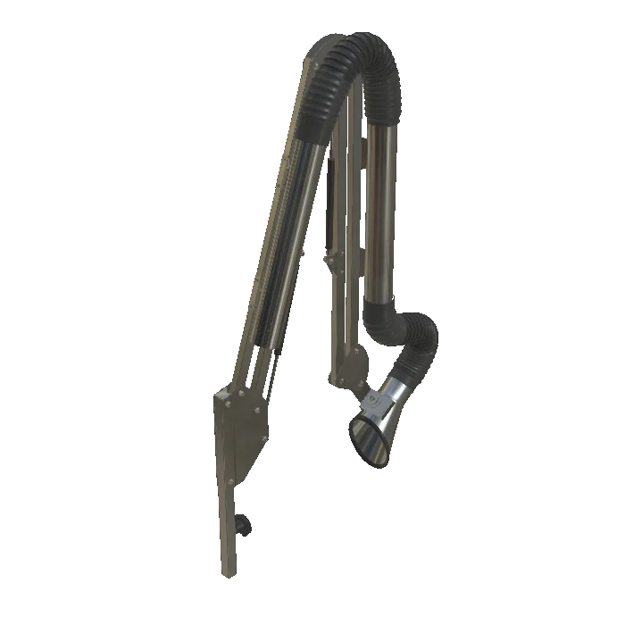 Extraction arm, stainless steel
