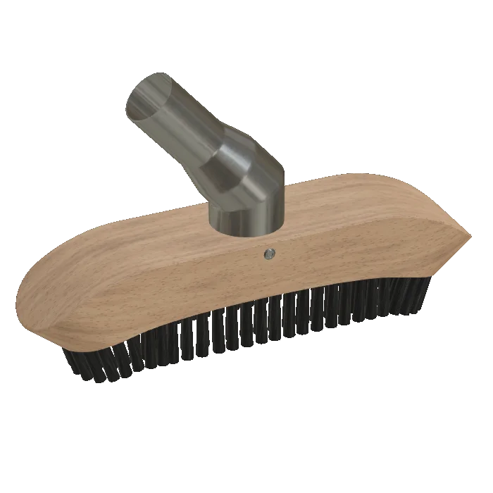 Brush mouthpiece, rounded wood