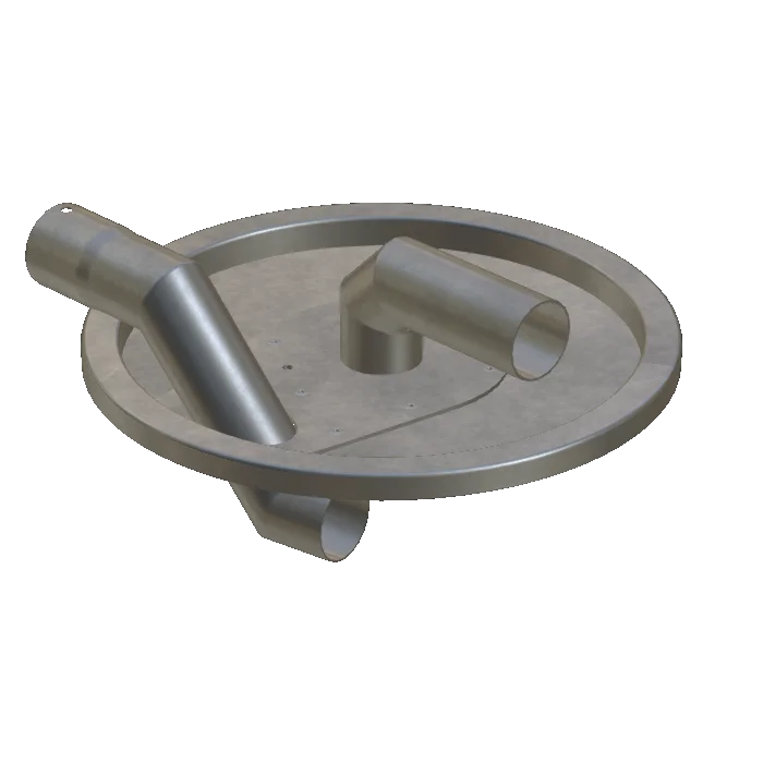 Pre-separator cover, galvanized steel