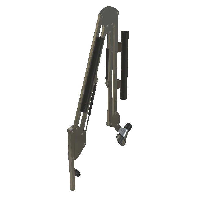 Extraction arm, stainless steel