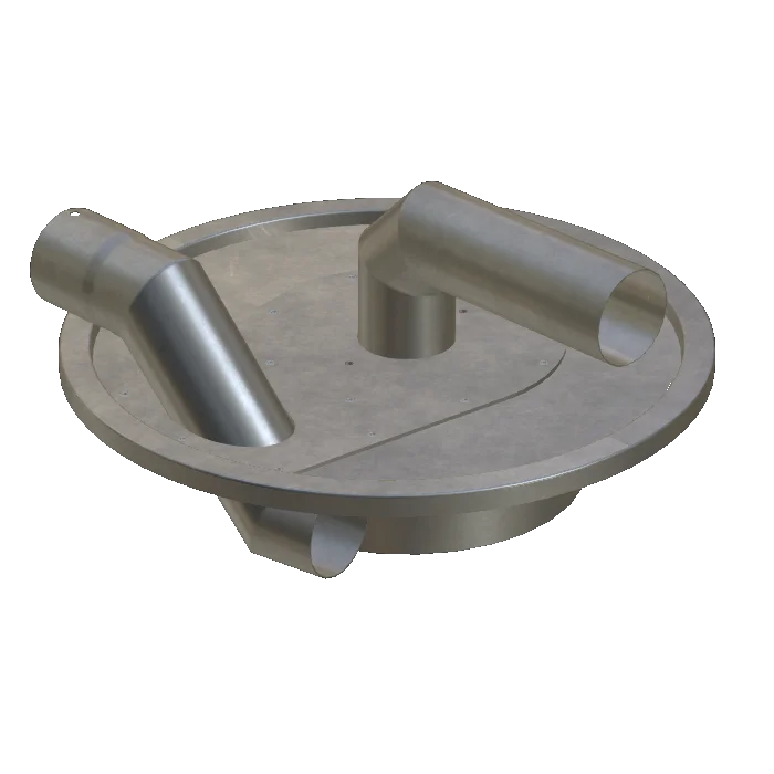 Pre-separator cover, galvanized steel