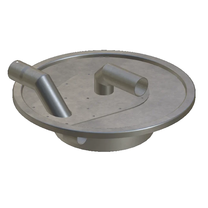 Pre-separator cover, galvanized steel