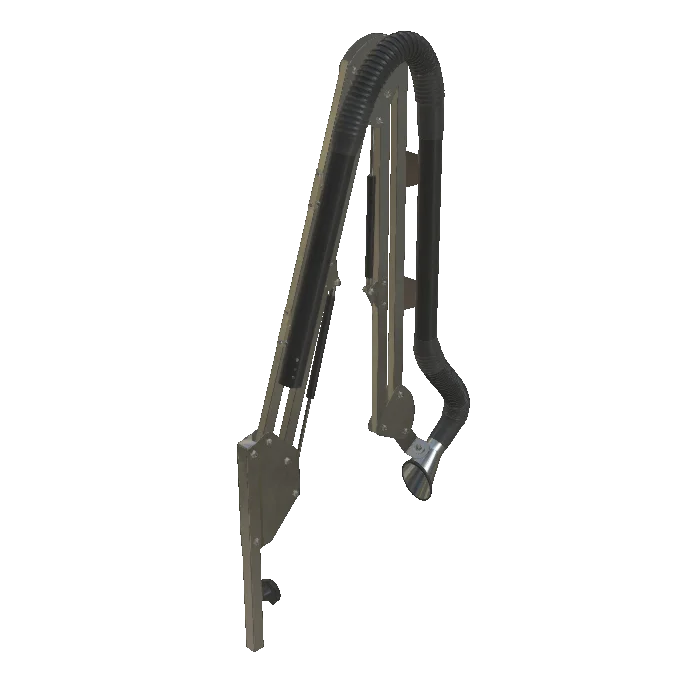 Extraction arm, stainless steel