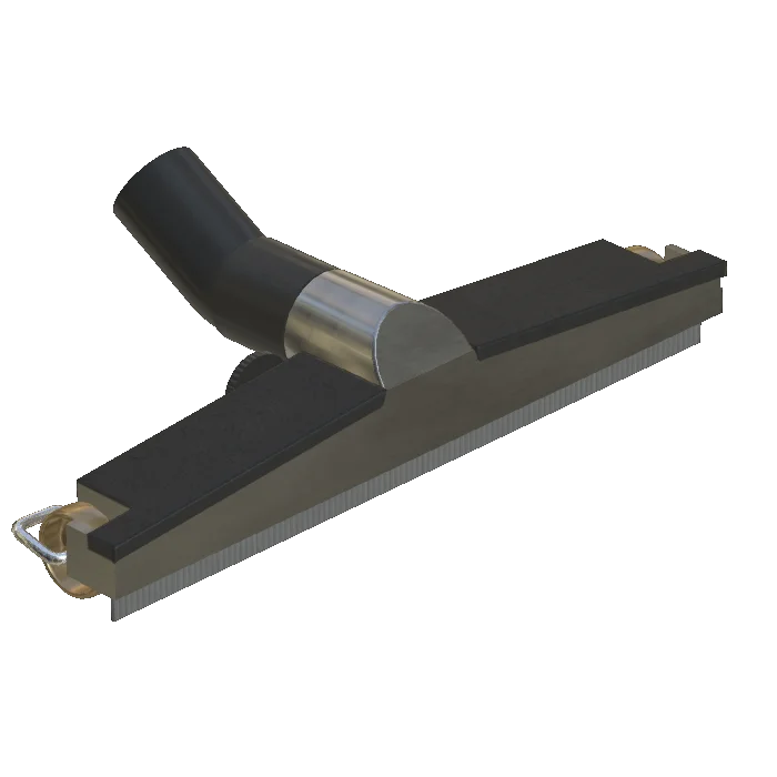 Floor mouthpiece, plastic-aluminum casting