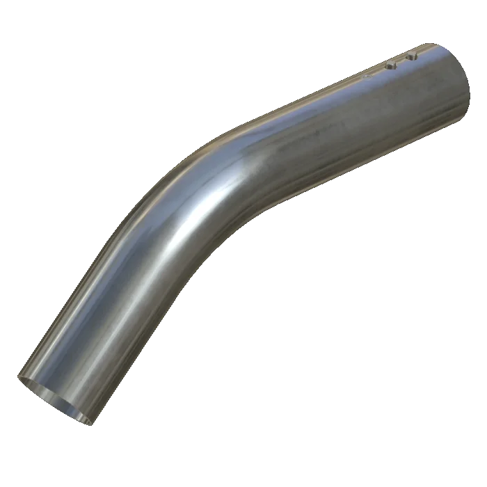 Curved hand shower, stainless steel