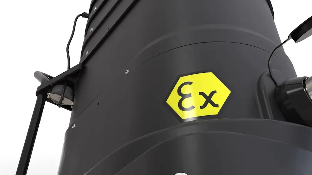 Version StaubEx en option. Pour un fonctionnement conforme aux normes dans les zones Ex. Protège les personnes et les installations.