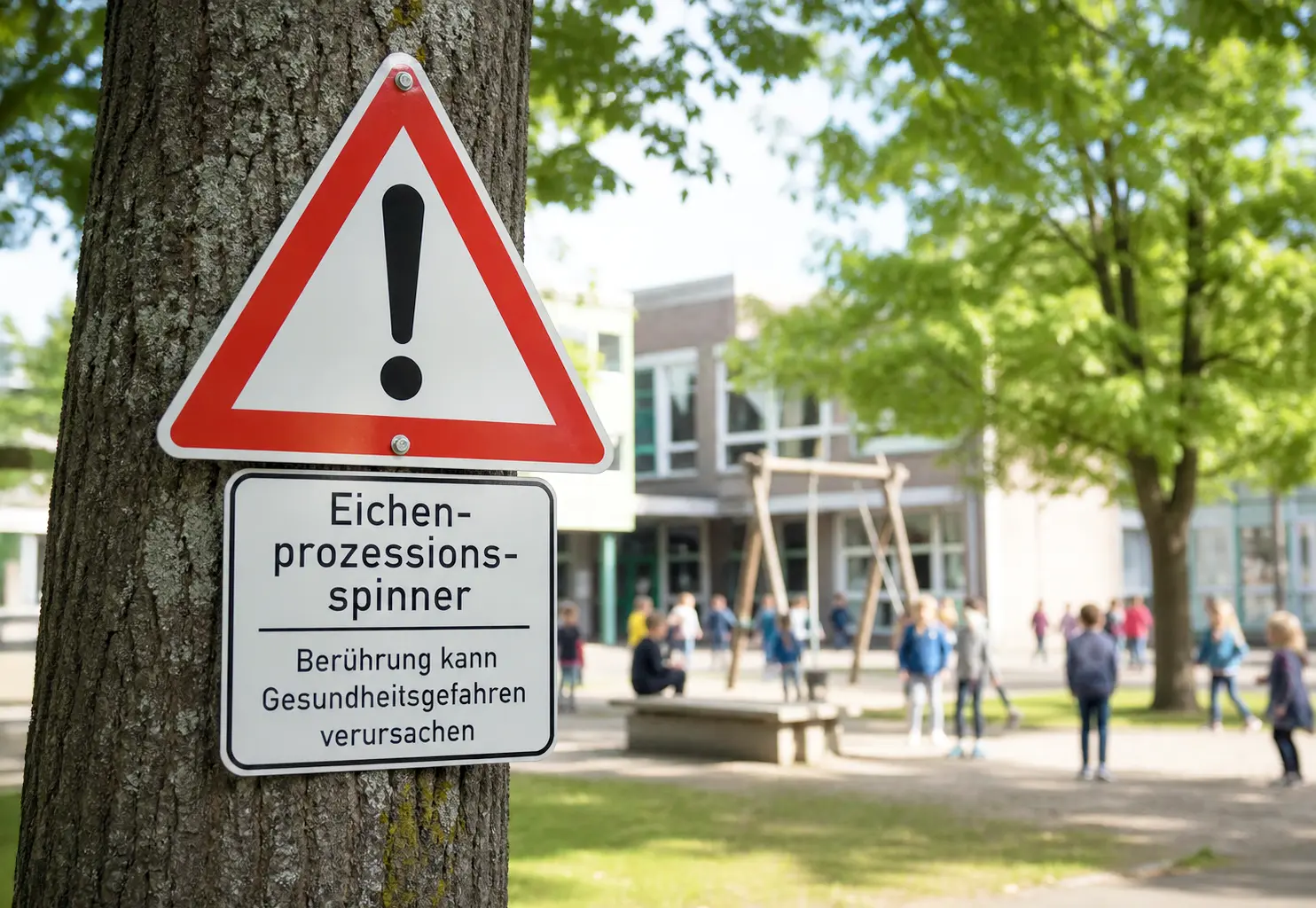 Schulhöfe und Kindergärten sichern